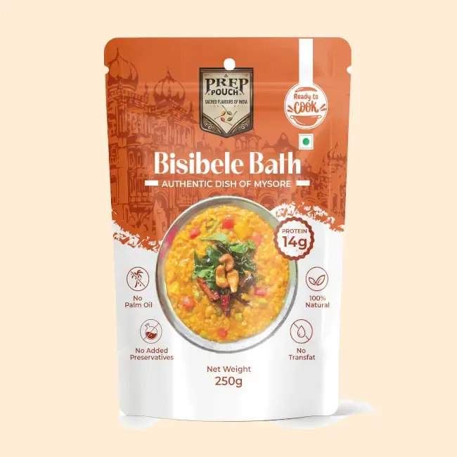 Prep Pouch Bisibele Bath Mix - Mysore Palace Recipe
